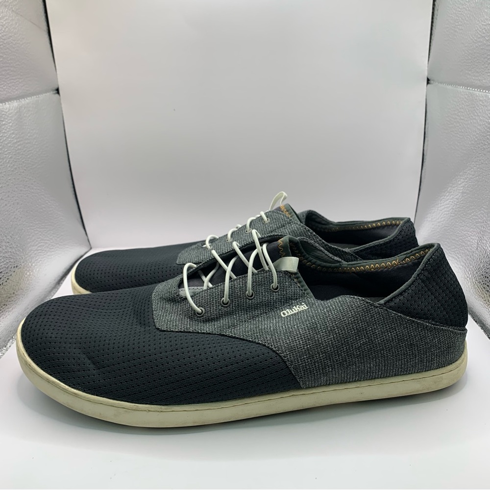 OluKai Nohea Moku Shoes Gray Mesh Men's Size 13